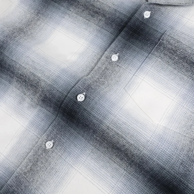 Men's Vintage Boxy Style Plus Size Long Sleeve Check Shirts