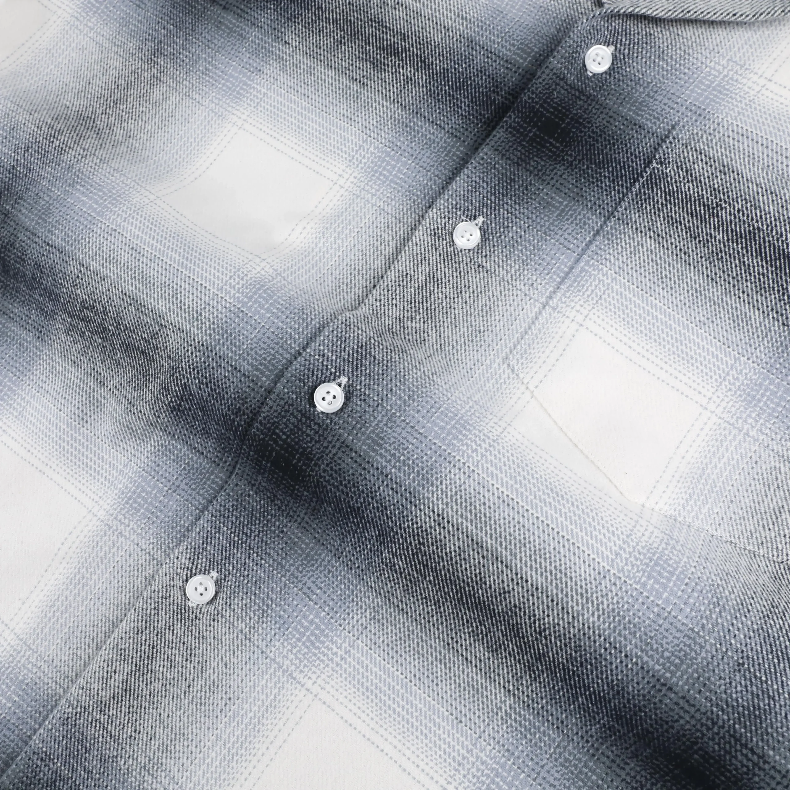 Men's Vintage Boxy Style Plus Size Long Sleeve Check Shirts - Image 6