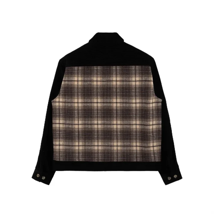 Classic Men's Black Corduroy Long Sleeve Shirts