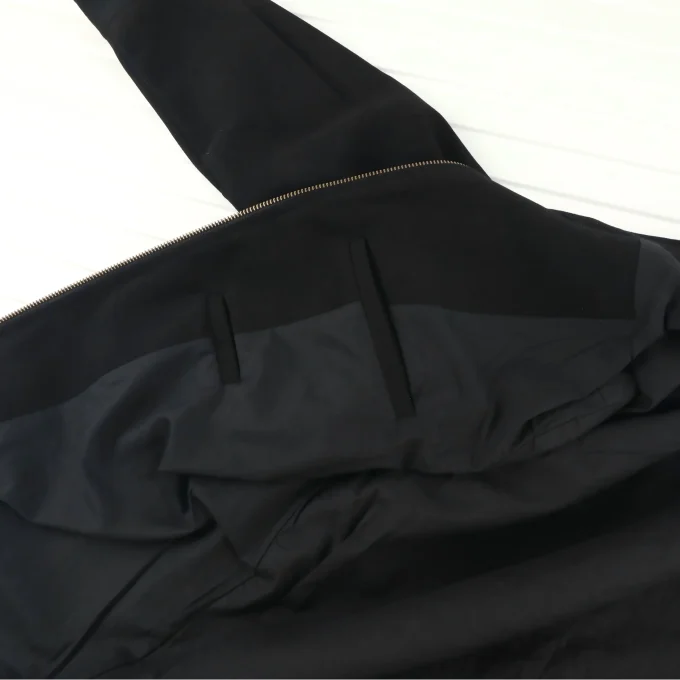 Men's Boxy Style Long Sleeve Zip-up Jacket Coat