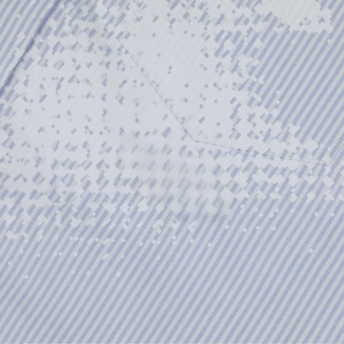 Men's 100% Cotton Casual Striped Printed Single Breasted Long-Sleeved Shirts