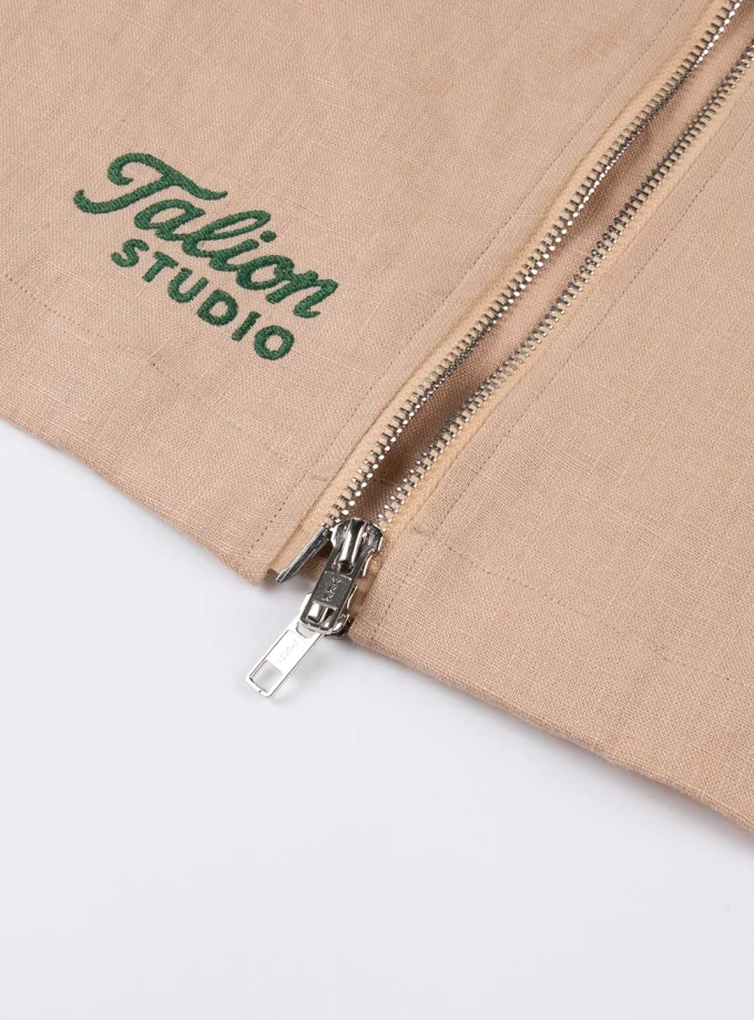 100% Cotton Zipper-Up Shirt Sets for Men Print and Embroid Plus Size Casual Social Men's Shirts Sets