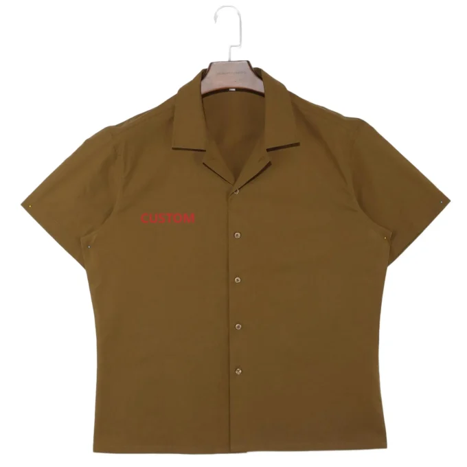 Men's Vintage Style Button up Short Sleeve Shirts