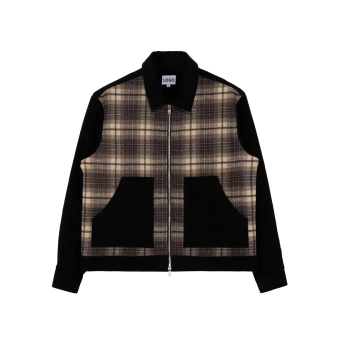 Classic Men's Black Corduroy Long Sleeve Shirts