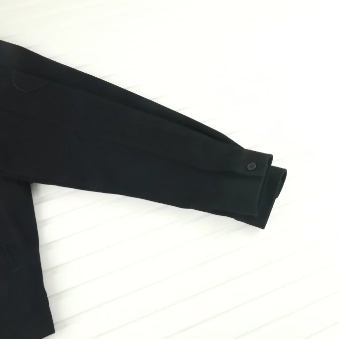 Men's Boxy Style Long Sleeve Zip-up Jacket Coat