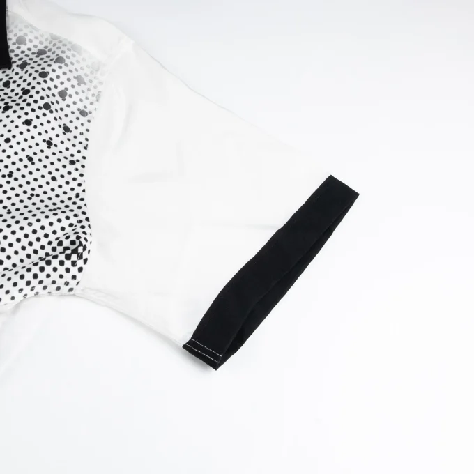 Premium Men's Printed Contrast Trim Turn Down Collar Short Sleeve Shirts