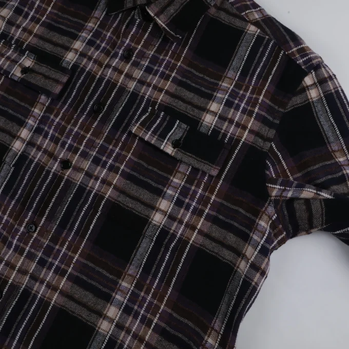 Unisex Spring Casual Two Layer Corduroy Shirt Jacket Stand Collar Zipper Closure 100% Cotton Waterproof Breathable