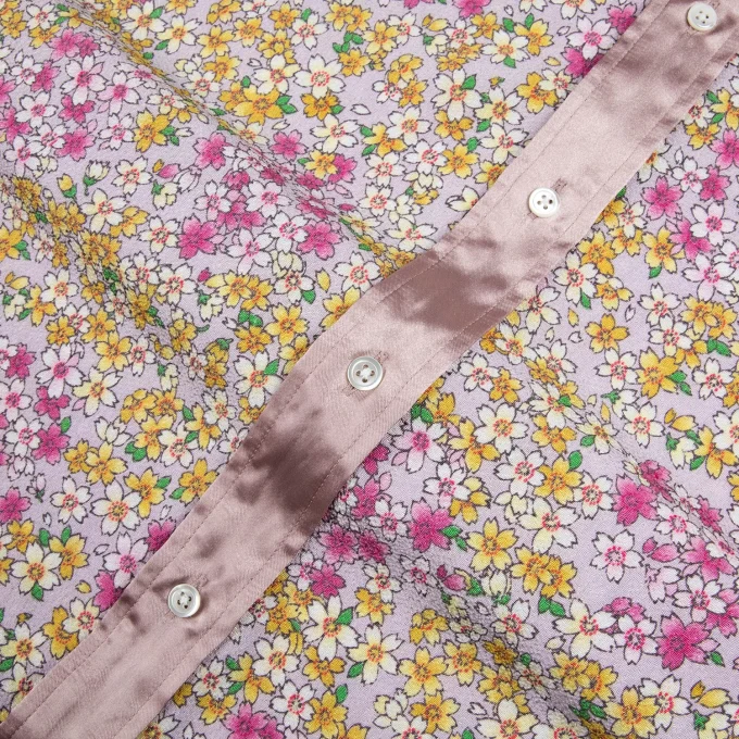 Small Men's Floral Shirts With Pure Cotton Skin Friendly Men's Shirts