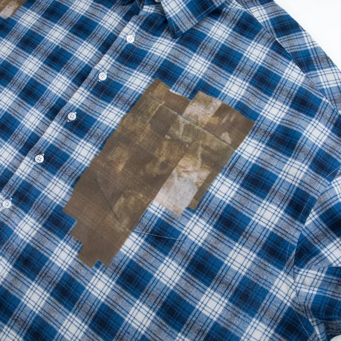 Designer High Quality Autumn Casual Long Sleeve Plaid Flannel Casual Loose Boxy Shirt for Men with Print and Embroidery