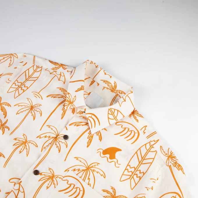 Men's Hawaiian Short Sleeve Floral Beach Causal Aloha Shirt Color Regular Fit High Quality Digital Printing Pattern