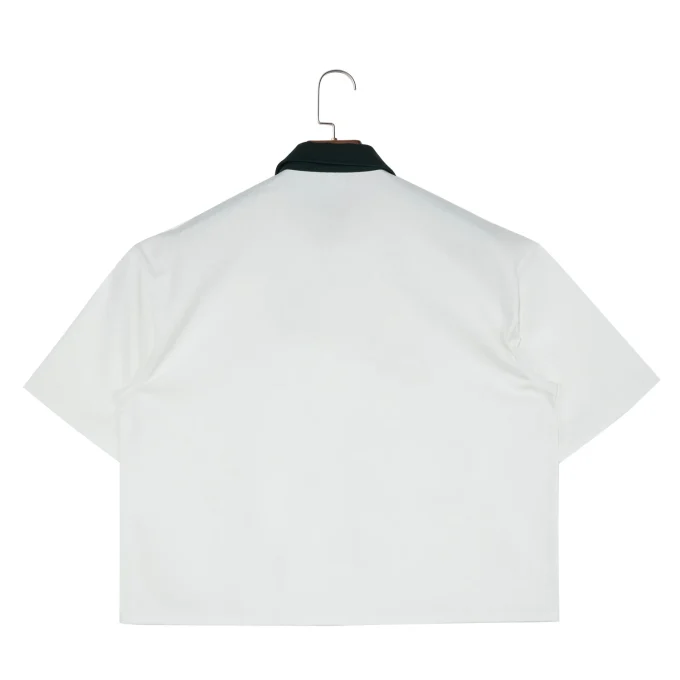 2025 Designer Men's Casual Half-Zip Cotton Tshirt Raglan Sleeve Solid Pattern High Quality Knitted for Spring Season