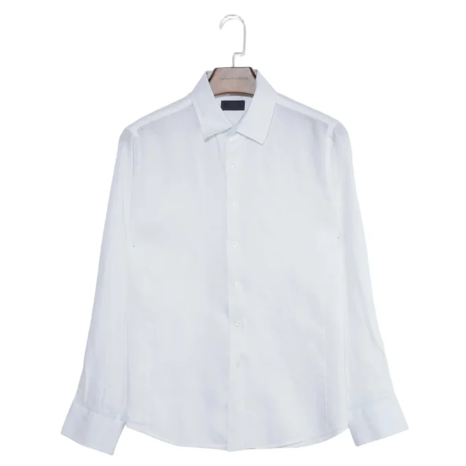 New Design Multiple Colors Solid Long Sleeve Men's Linen Shirts