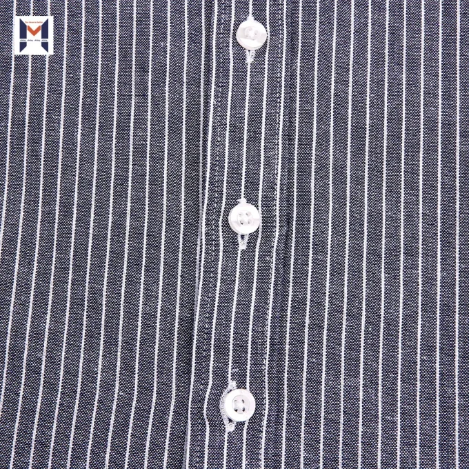 Men Shirts Linen/Cotton Blend Fabric Long Sleeve Solid Color 100% Support