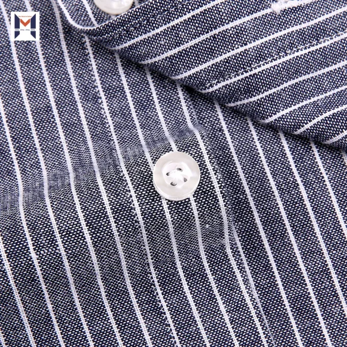 Men Shirts Linen/Cotton Blend Fabric Long Sleeve Solid Color 100% Support