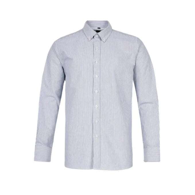 Fabric Strip Button Down Solid Color Shirts Accessories Long Sleeve Shirts for Man