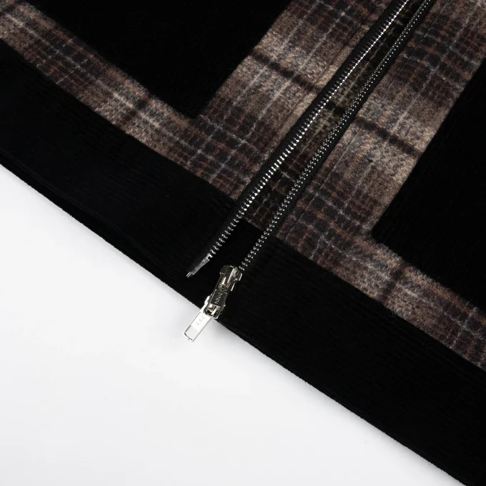 Classic Men's Black Corduroy Long Sleeve Shirts