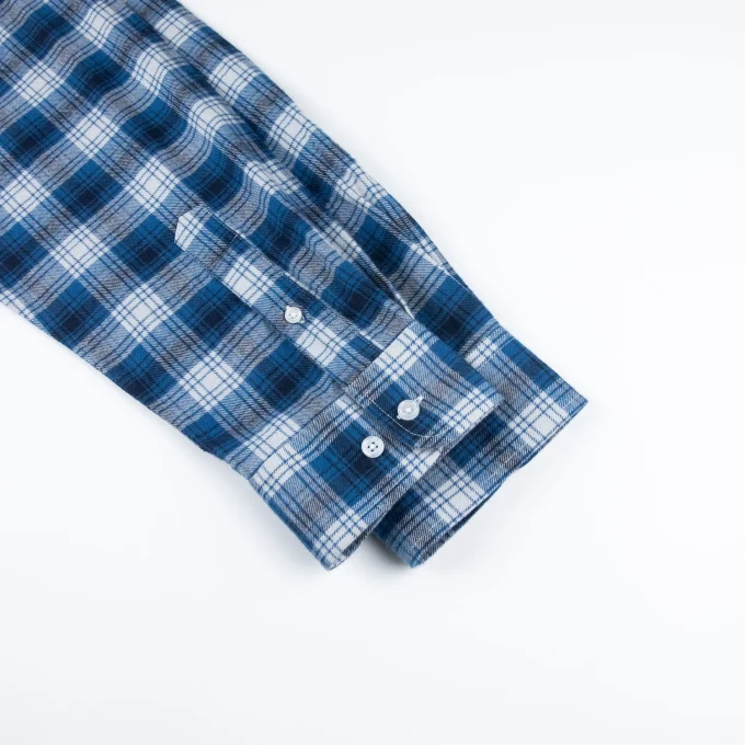 Designer High Quality Autumn Casual Long Sleeve Plaid Flannel Casual Loose Boxy Shirt for Men with Print and Embroidery