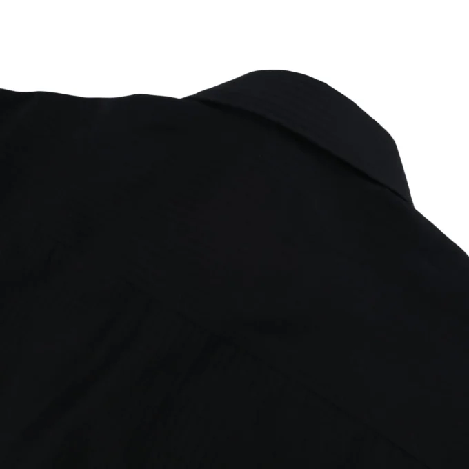 Patchwork Corduroy Embroidered Long Sleeve Cotton Blend Men's Shirts