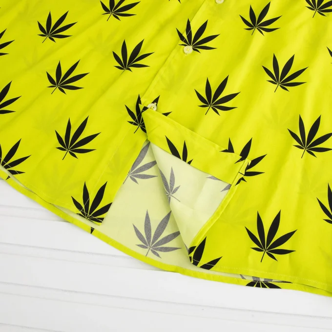 Breathable Summer Hawaiian Vacation Shirt Button up Men Shirt Viscose Short Sleeve Style Personal