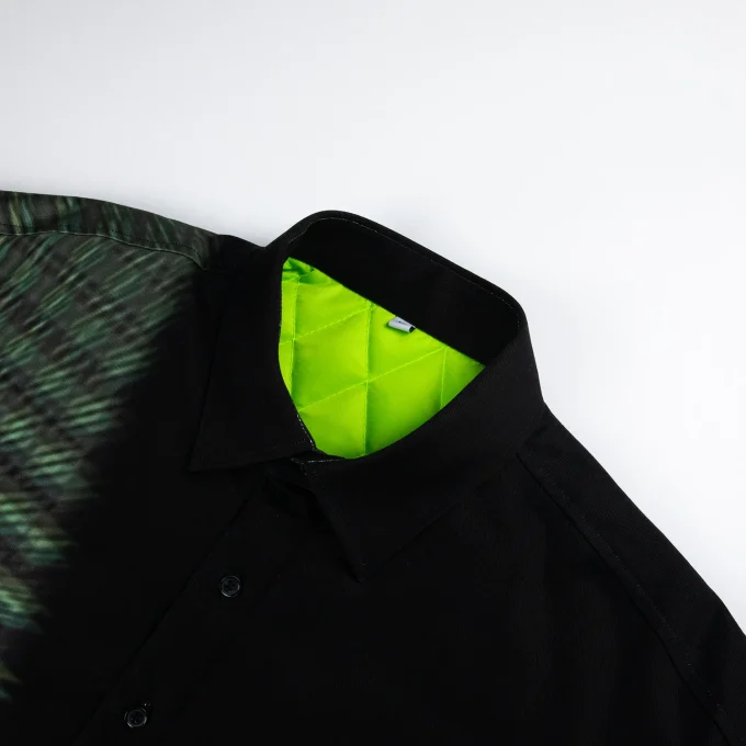 DTG Print Men's Fashion Knitted Varsity Jacket Breathable Eco-friendly Sweater Jacket with Interlining