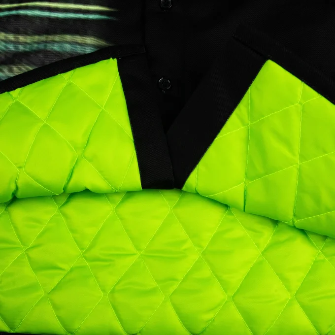 DTG Print Men's Fashion Knitted Varsity Jacket Breathable Eco-friendly Sweater Jacket with Interlining