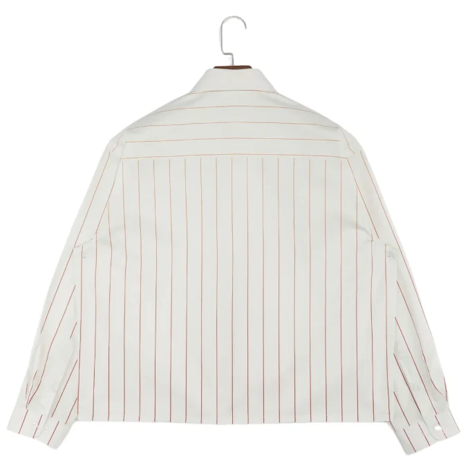 Stylish Men's High Quality Stripes Loose Fit Long Sleeve Shirts