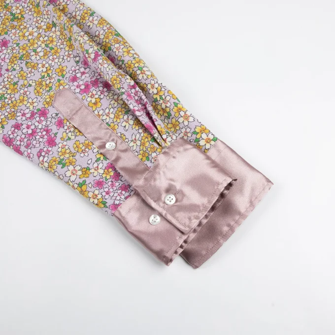 Small Men's Floral Shirts With Pure Cotton Skin Friendly Men's Shirts