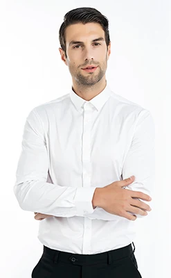 Men New Design Service 100% Organic Cotton Long Sleeves Plaid Formal Shirts