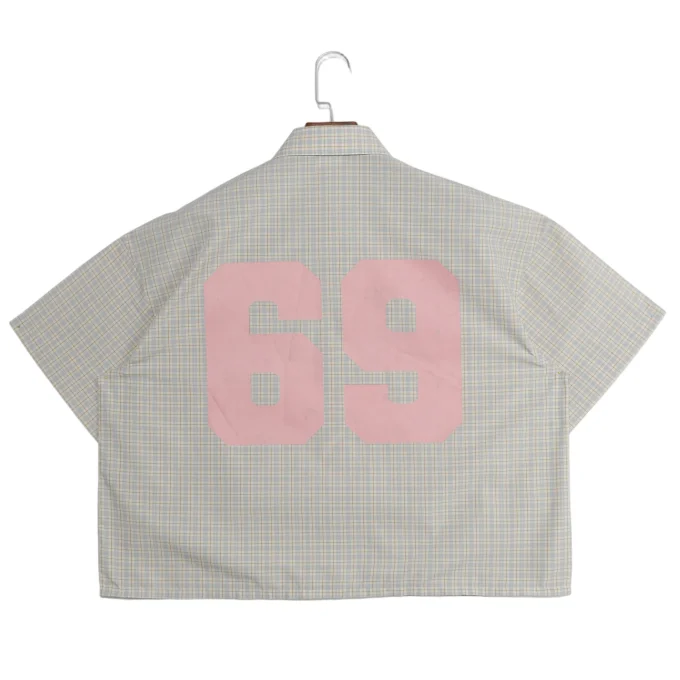 Men's Plus Size Comfortable Printed Plaid Short Sleeve Shirts