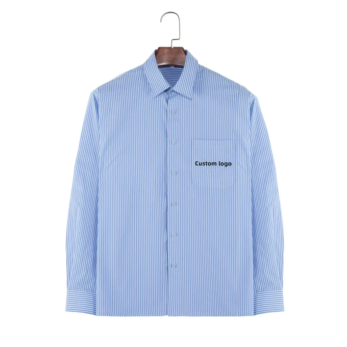 Fashion Men'S Shirt Solid Color Non-Iron Anti-Wrinkle Slim Breathable Suit Men High Quality Long Sleeve Shirt