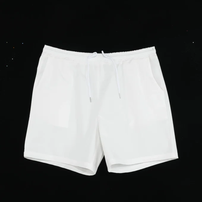 Men's Summer Breathable Shorts Lightweight Pure Cotton Fabric Outwear with Digital Printing