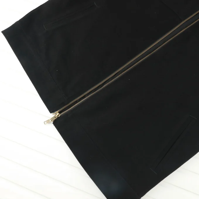 Men's Boxy Style Long Sleeve Zip-up Jacket Coat