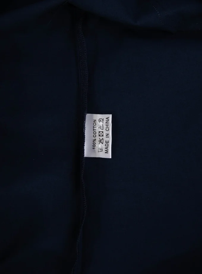 100% Cotton Men's Patchwork Oversized Long-sleeved Square Collar Casual Shirts