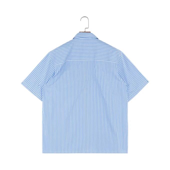 Men's American Retro Minimalist Hawaiian Turn-down Collar Fashionable Short Sleeved Shirt for New Shirts