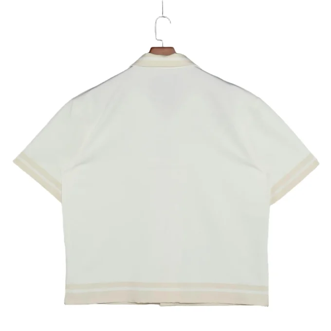 Summer Men's Gradient Colors Printed Button Down Short Sleeve Shirts