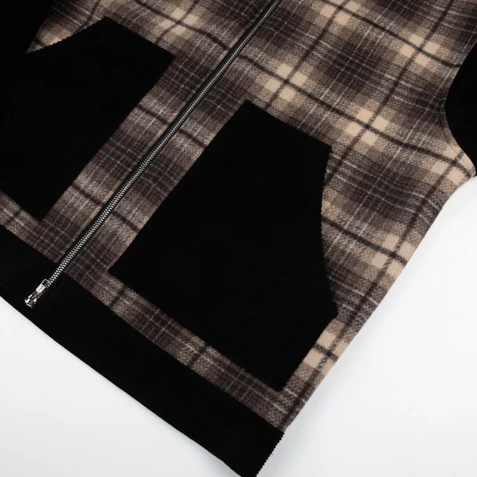 Classic Men's Black Corduroy Long Sleeve Shirts