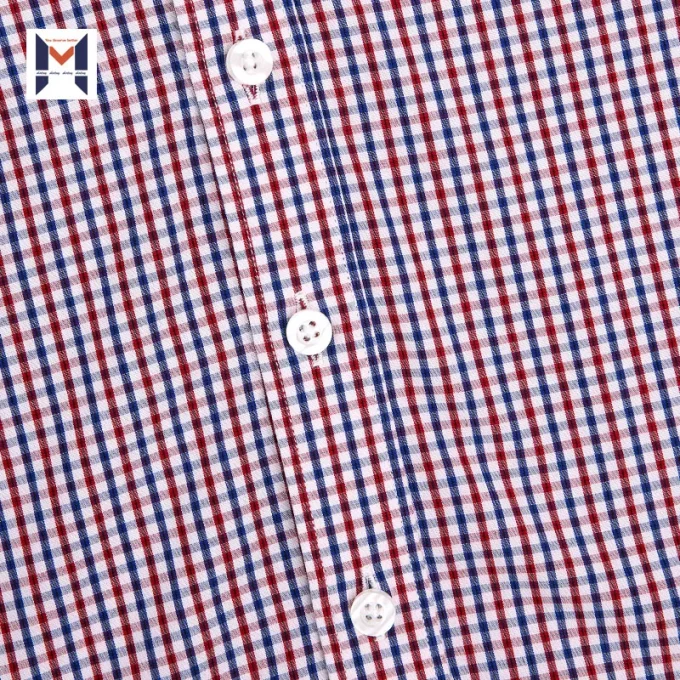 Button up Shirts Bamboo and Polyester Plaid Shirt Business Man Super Soft