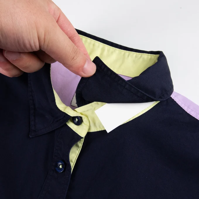 Unisex Casual Summer Spliced Shirt Men's Short-Sleeved Loose Multi-Pocket Embroidered Cargo Country Work Shirts