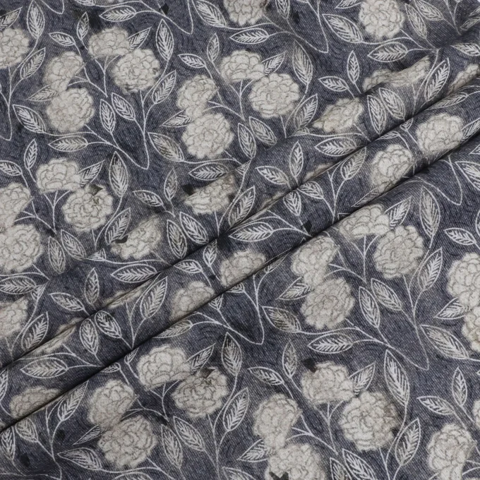 Retro Casual Men's Shirt Fashion Casual Regular Fit Flower Shirt Long-sleeved Single Breasted Musical Note Shirt Male